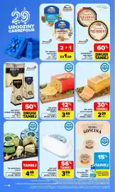 Carrefour gazetka tydzień 41 Strona 24: Ser żółty Królewski Sierpc €3,49, Ser żółty ZŁOTY MAZUR €2,29