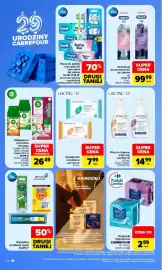Carrefour gazetka tydzień 41 Strona 52: Chusteczki nawilżane LACTACYD €7,99, Płyn do higieny intymnej LACTACYD €14,99