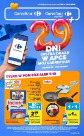 Carrefour gazetka tydzień 41 Strona 1: Patelnie pojedyncze Tefal €1,00