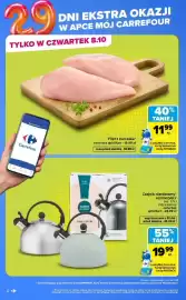 Carrefour Market gazetka tydzień 41 Strona 4: Filet z kurczaka €11,99, Czajnik nierdzewny ALTOM DAILY €19,99