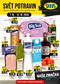 Jip leták týden 41 Strana 1: SVET POTRAVIN nejširší nabídka jídla i pití na jednom místě. 7.10. - 13. 10. 2026 Big Soft