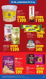 Lidl akciós újság hét 41 Oldal 11: Onedaymore müzli / granola €1.599,00, Party king kréker €1.399,00