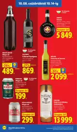 Lidl akciós újság hét 41 Oldal 14: Teeling single grain whiskey €13.999,00, Deluxe limoncino di sorrento €2.099,00