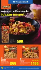 Lidl akciós újság hét 41 Oldal 22: Halloween monster pizza €899,00, Picco Pizzi €1.199,00