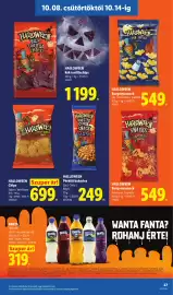 Lidl akciós újság hét 41 Oldal 27: Halloween burgonyasnack €549,00, Halloween burgonyasnack €549,00