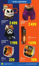 Lidl akciós újság hét 41 Oldal 34: Pet boutique home denevérjáték €1.199,00, Jack churpi fogtisztító snack €1.699,00