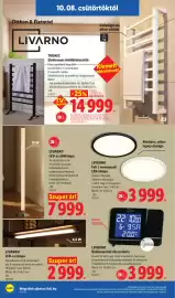 Lidl akciós újság hét 41 Oldal 40: Livarno led-es lampa €2.999,00, Livarno fali / mennyezeti led-lampa €3.999,00