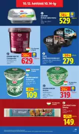 Lidl akciós újság hét 41 Oldal 69: Pilos high protein túródesszert €279,00, Hazánk kincsei csemegecékla €629,00