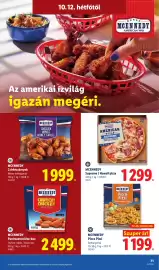 Lidl akciós újság hét 41 Oldal 71: Mcennedy csirkeszárnyak €1.999,00, Mcennedy supreme / hawaii pizza €1.299,00