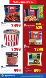 Lidl akciós újság hét 41 Oldal 72: Mcennedy Pastrami €999,00, Mcennedy csirkefalatok boxban €3.299,00