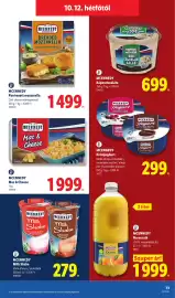 Lidl akciós újság hét 41 Oldal 73: Mcennedy milk shake €279,00, Mcennedy panírozott mozzarella €1.499,00