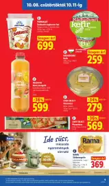 Lidl akciós újság hét 41 Oldal 9: Chef select hummus €279,00, Solevita alma-mangóle €599,00