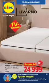 Lidl akciós újság hét 41 Oldal 1: Livarno 7 zónás komfortmatrac €24.999,00