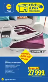 Lidl akciós újság hét 41 Oldal 16: Tefal express easy sv6116 gőzállomás €27.999,00