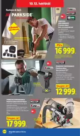Lidl akciós újság hét 41 Oldal 24: Parkside performance prémium akkus ütvecsavaróz 1/2" €12.999,00