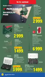 Lidl akciós újság hét 41 Oldal 26: Parkside bit- / dugókulcskészlet €1.499,00, Parkside bit-és dugókulcskészlet €3.999,00