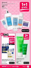 Etos folder Pagina 29: Biodermal P-CL-E voedende handcrème €12,49, Weleda skin food €10,48