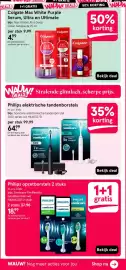 Etos folder Pagina 46: Philips elektrische tandenborstels €64,99, Philips opzetborstels 2 stuks €18,99