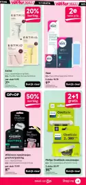 Etos folder Pagina 51: Wilkinson navulmesjes grootverpakking €8,99, Philips OneBlade navulmesjes €55,98