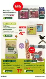 Welkoop folder Pagina 11: Welkoop egelvoer of eekhoornvoeding €15,26, Welkoop vetblokken voor tuinvogels €4,50