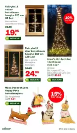 Welkoop folder Pagina 23: Fairybell deurkerstboom €24,95, Fairybell raam-kerstboom €19,95