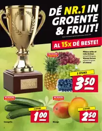 Nettorama folder week 41 Pagina 2: Pitloze witte of rode druiven, blauwe bessen of ananas €3,50, Mango €2,50
