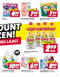 Nettorama folder week 41 Pagina 23: Elvive shampoo of conditioner €7,00, Libresse dailies €4,00
