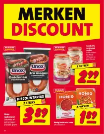 Nettorama folder week 41 Pagina 26: Unox rookworst €3,89, Honig basis voor soep €1,89