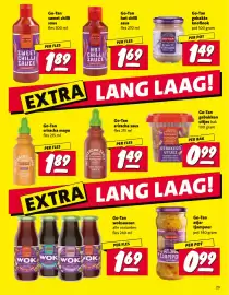 Nettorama folder week 41 Pagina 29: Go-Tan sriracha saus €1,49, Go-Tan hot chilli sauce €1,69