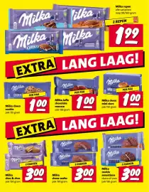 Nettorama folder week 41 Pagina 35: Milka choco wafer €1,50, Milka repen €1,99