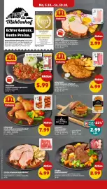 PENNY Prospekt woche 41 Seite 10: MÜHLENHOF Frische Schweine-Schnitzel* €4,99