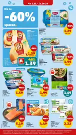 PENNY Prospekt woche 41 Seite 12: Kiri Natur Schale €1,99, MILRAM Zaziki oder Frühlingsquark €1,99