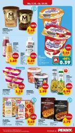PENNY Prospekt woche 41 Seite 13: WEIDEGLÜCK Fruchtjoghurt* €1,99, FRANK ROSIN Hot Dogs €2,79