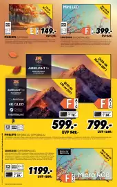 MEDIMAX Prospekt | Medimax Werbeprospekt KW41/2026 V00 Seite 4: SAMSUNG GU43M71HAUXZG €399,00, PHILIPS 32PHS5500 €149,00
