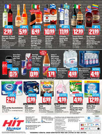 HIT Prospekt woche 41 Seite 4: Ariel Waschmittel Pulver, Flüssig oder Pods €4,99, Weißer Riese Waschmittel €12,99