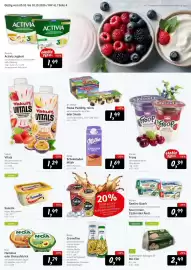 KONSUM Prospekt woche 41 Seite 4: Milka Schokoladen Milch €1,69, Rama Cremefine €0,99