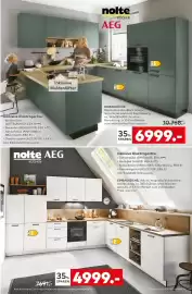 Porta Prospekt Seite 15: AEG EINBAUKÜCHE Manhattan Uni, Black Green/Natureiche edelmatt Nachbildung €6.999,00
