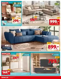 Segmüller Prospekt Seite 2: Wohnwand Paola €799,00, Polster garnitur „Garay“ €899,00