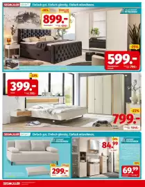 Segmüller Prospekt Seite 4: Schlafsofa „Damy“ €299,00, Schlafzimmer "Marino" €399,00