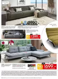 Zurbrüggen Prospekt Seite 10: PURE HOME Lifestyle Beach Club PURE 972-Die weichen Polster mit Kammersteppung laden zum