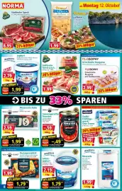 Norma Prospekt woche 42 Seite 8: Meandros Meersalz €1,99, Villa Gusto Sonnengereifte Tomaten €0,49