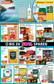 Norma Prospekt woche 42 Seite 9: Villa Gusto Hörnchen Nudeln XXL €1,49, LaMel Konfitüre €1,79