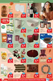 Budni Prospekt woche 42 Seite 7: Kerzenhalter €2,89, Dr. Karg Dinkel-Käse Snack €1,79