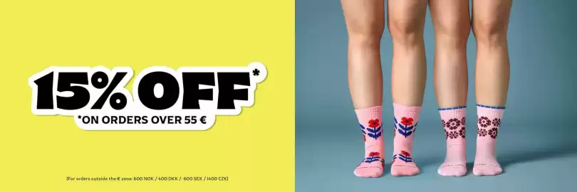 Happy Socks kundeavis Side 1