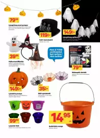 City Gross reklamblad Sida 11: Lysande hink €99,95, Hedlunds Ljuslykta pumpa €149,00