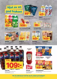 City Gross reklamblad Sida 6: Pepsi Max €109,00, Arla skivad ost €79,95