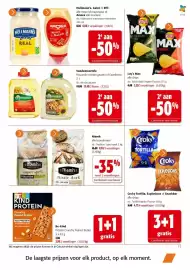 Colruyt folder Pagina 11: Lay's Max alle chips €3,29, Mayo of mosterd €8,10