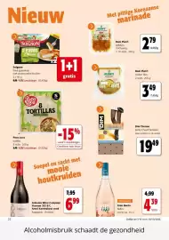 Colruyt folder Pagina 22: Poco Loco tortillas €4,59, Boni Plan't cordon bleu €3,49