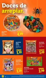 Folheto Lidl semana 41 Página 12: HALLOWEEN Gomas Scary Mix €1,39, HALLOWEEN Gomas Drácula €1,39