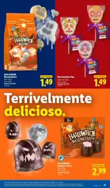 Folheto Lidl semana 41 Página 15: Halloween Marshmallow €1,49, Marshmallow Pop €1,49